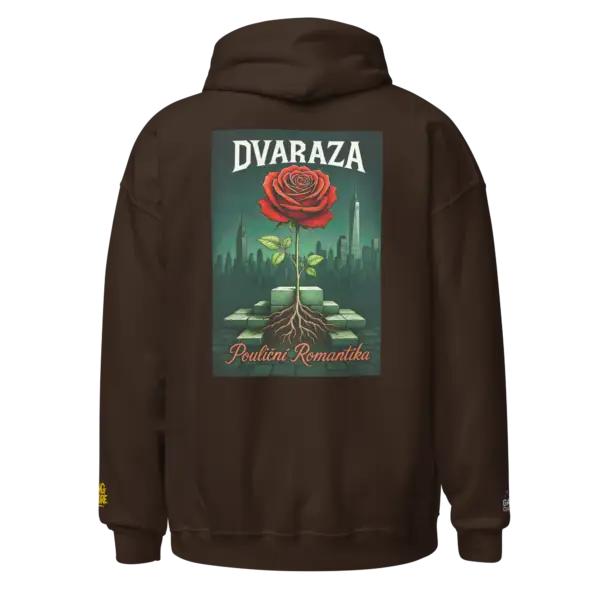 DVARAZA POULICNI ROMANTIKA - HOODIE TMAVA S KAPUCOU.. - Image 18