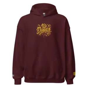 DVARAZA POULICNI ROMANTIKA - HOODIE TMAVA S KAPUCOU..