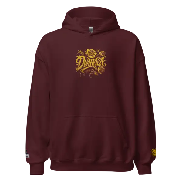 DVARAZA POULICNI ROMANTIKA - HOODIE TMAVA S KAPUCOU..